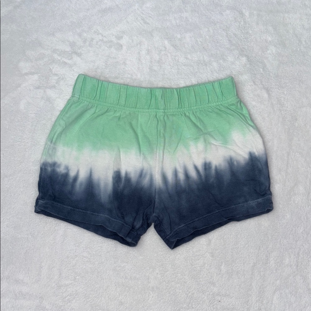 (3 for $10) Disney Green and Blue Tie-Dye Shorts 3-6 months